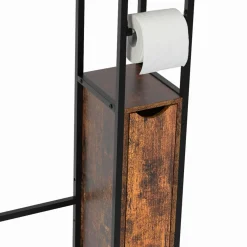 Meuble dessus WC industriel avec rangements