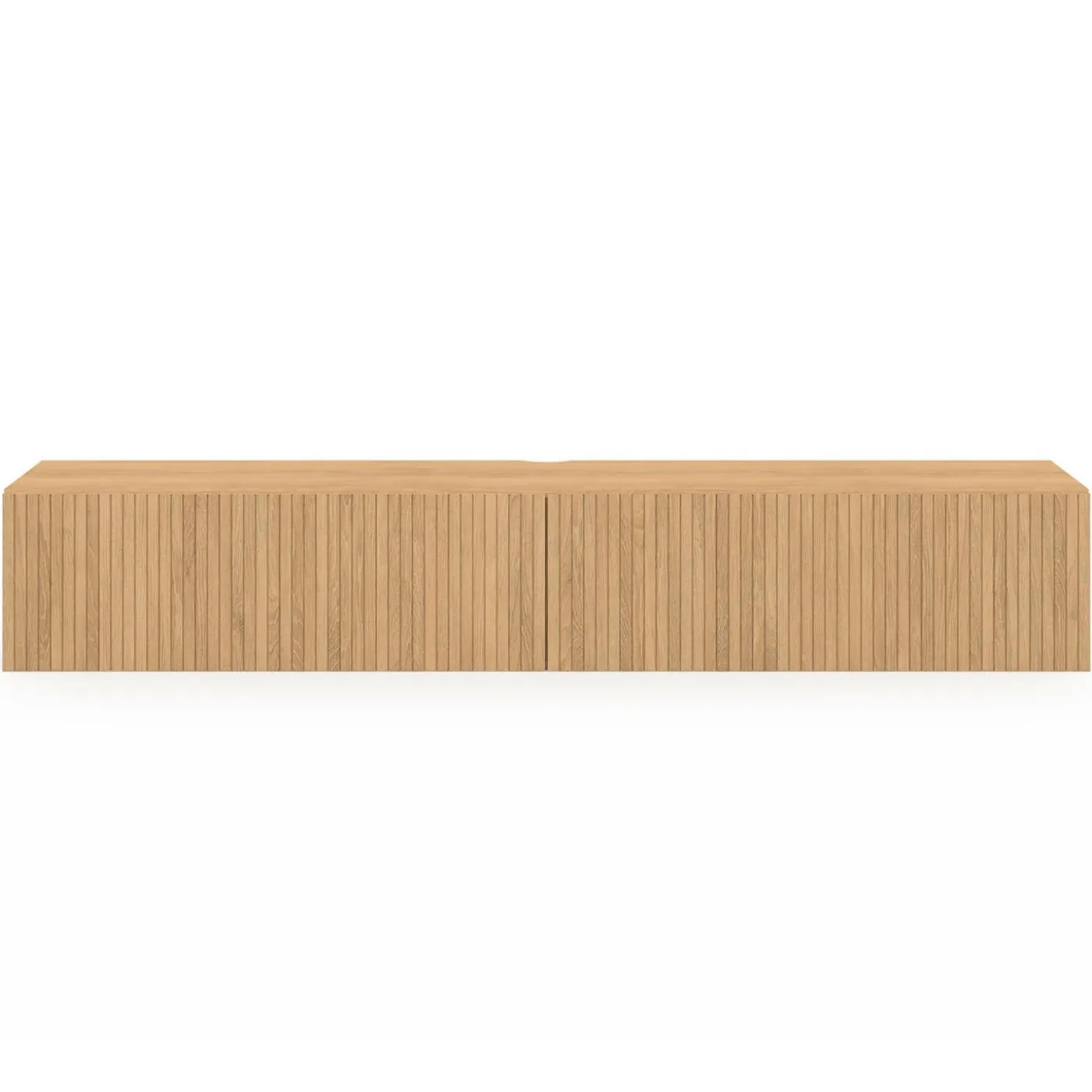 Meuble Télé suspendu 180 cm bois coloris chêne