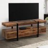Meuble TV 140cm avec rangements