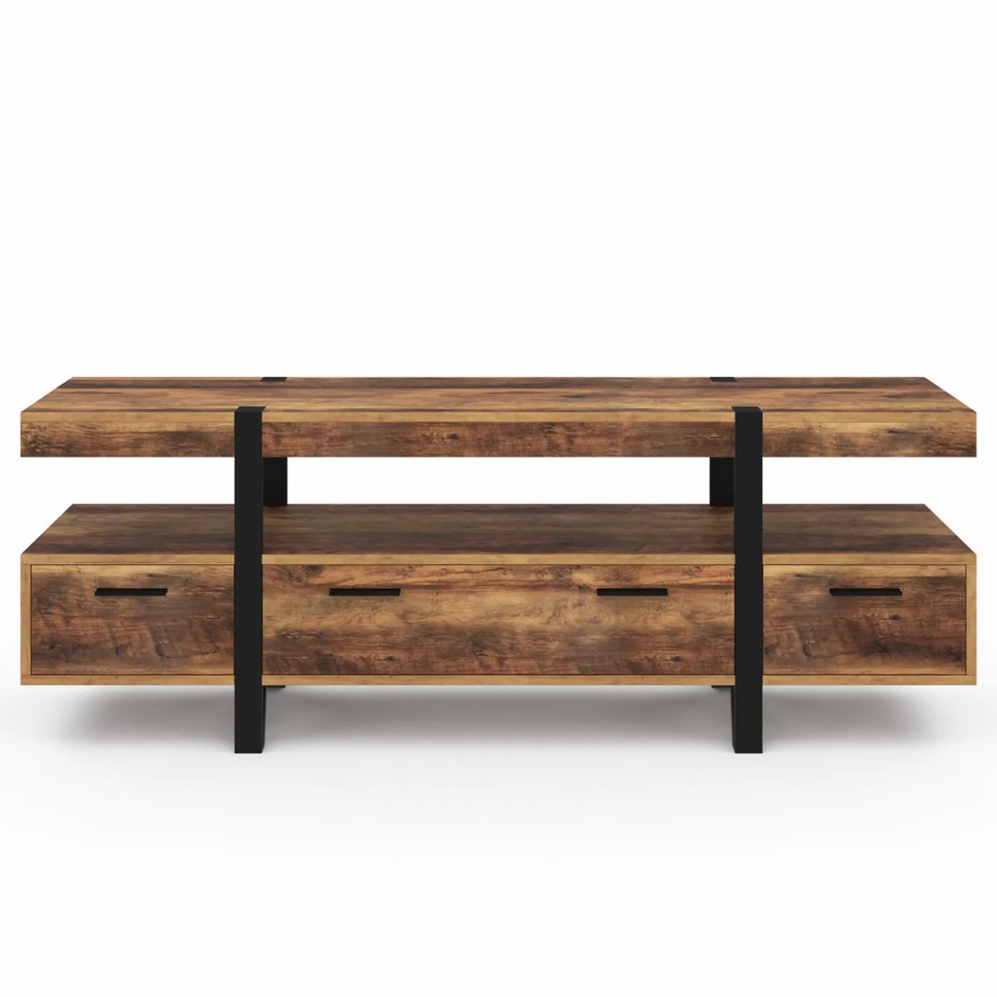 Meuble TV 140cm avec rangements