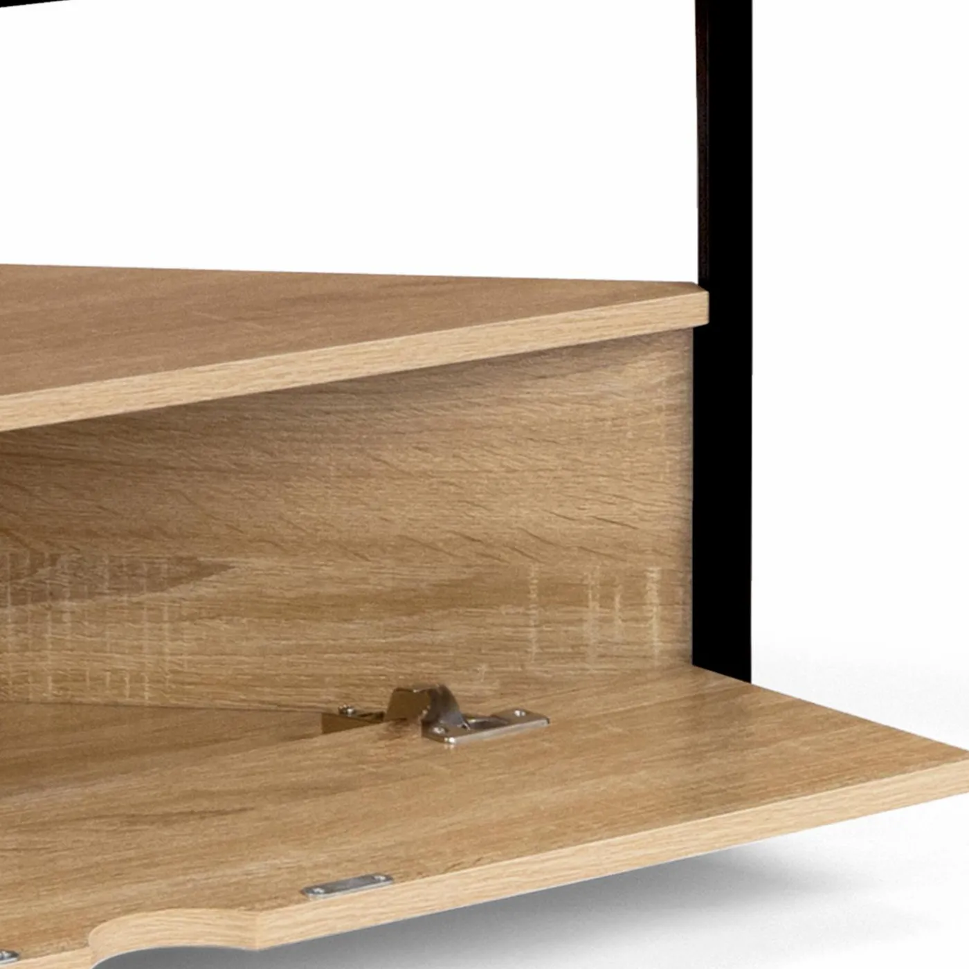 Meuble TV d'angle industriel