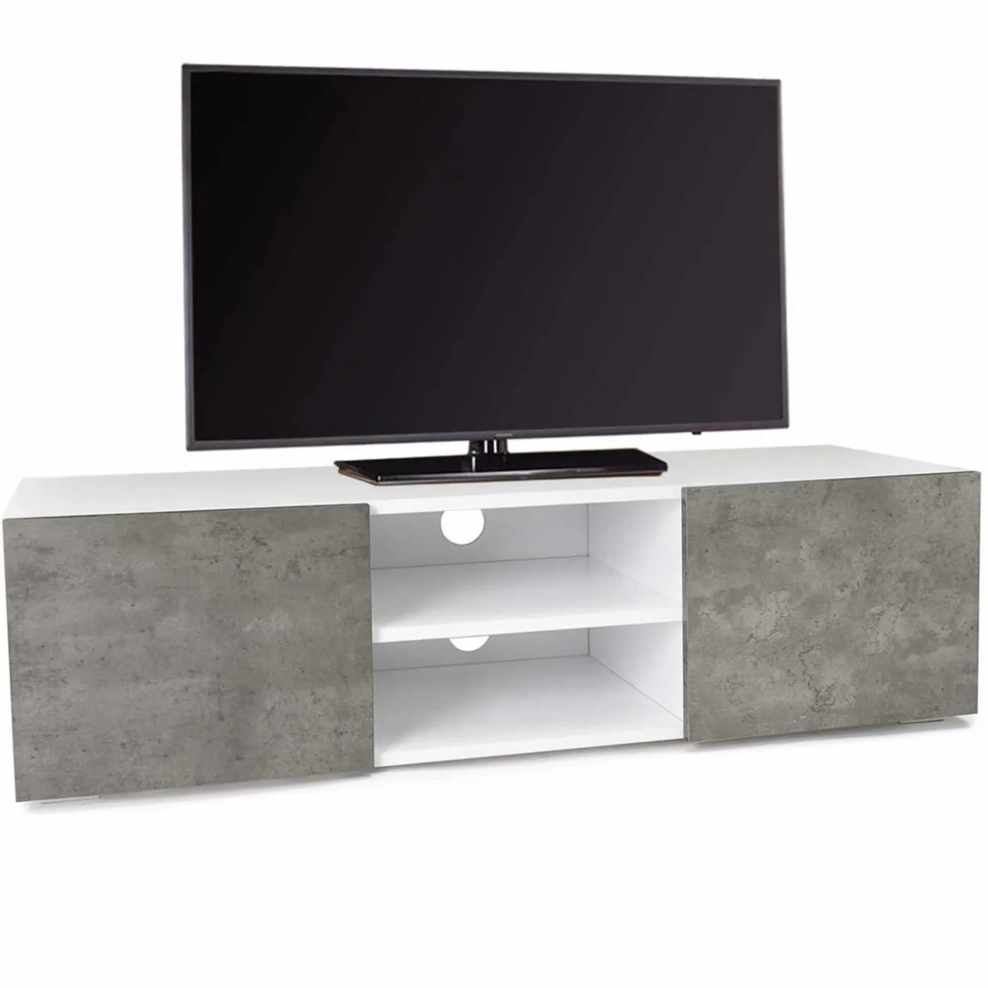 Meuble TV effet béton