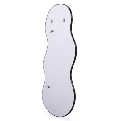 Miroir organique contour noir 45 x 100 cm