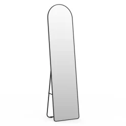 Miroir sur pied contour noir 160 x 40 cm