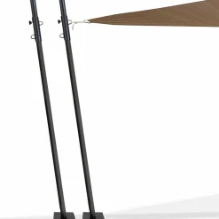 Mâts réglables de fixation pour voile d’ombrage x2