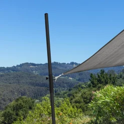 Mâts réglables de fixation pour voile d’ombrage x2