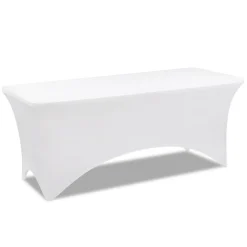 Nappe rectangulaire extensible blanche