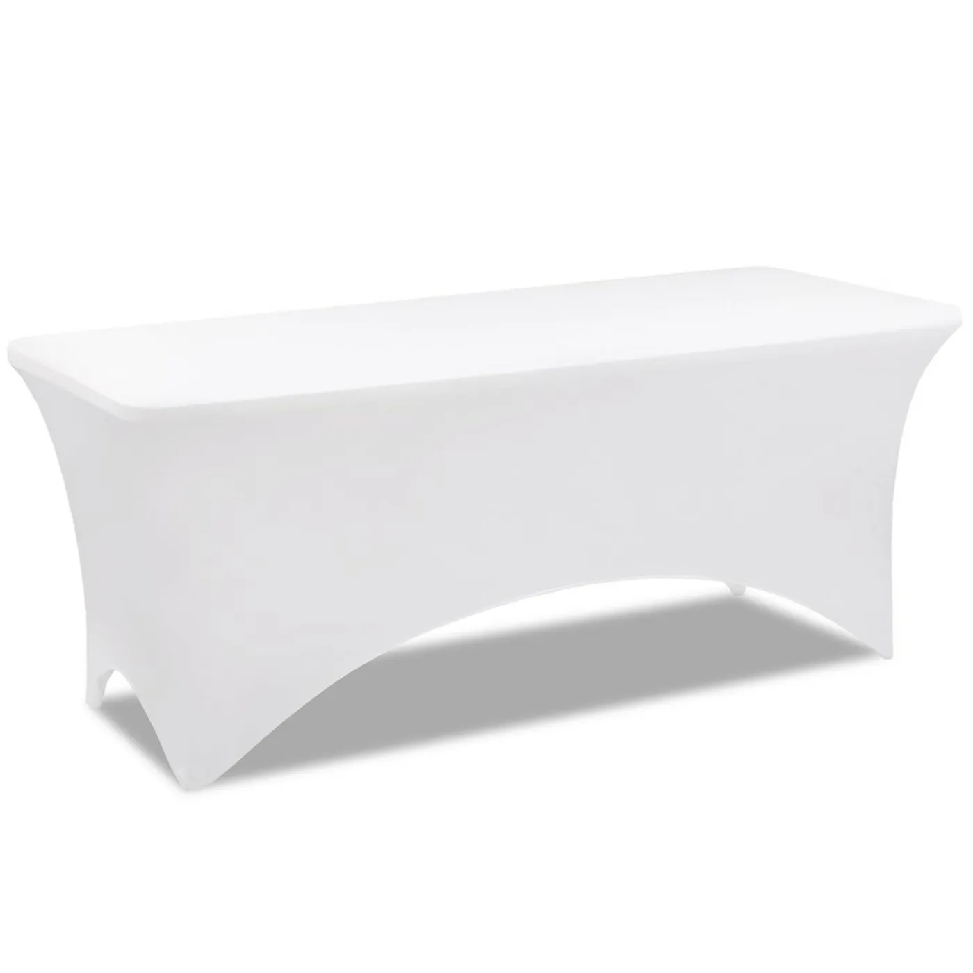 Nappe rectangulaire extensible blanche