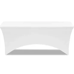 Nappe rectangulaire extensible blanche