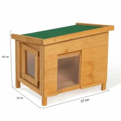 Niche en bois pour chat