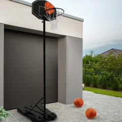 Panier de basket intérieur/extérieur sur pied hauteur réglable 240 à 305 cm