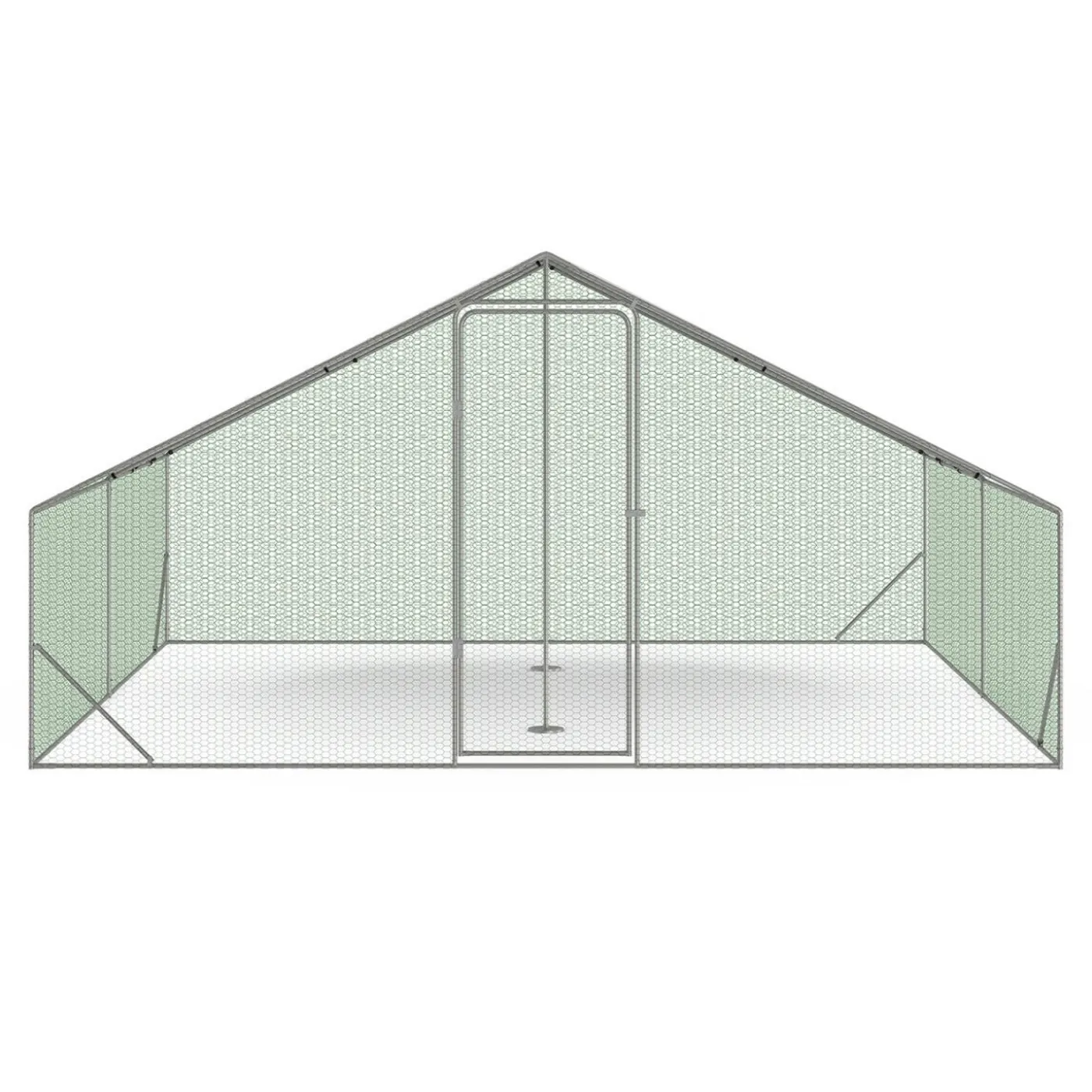 Parc à poules grillagé 16 m²