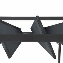 Pergola acier lames orientables avec 4 stores gris 3x3 m