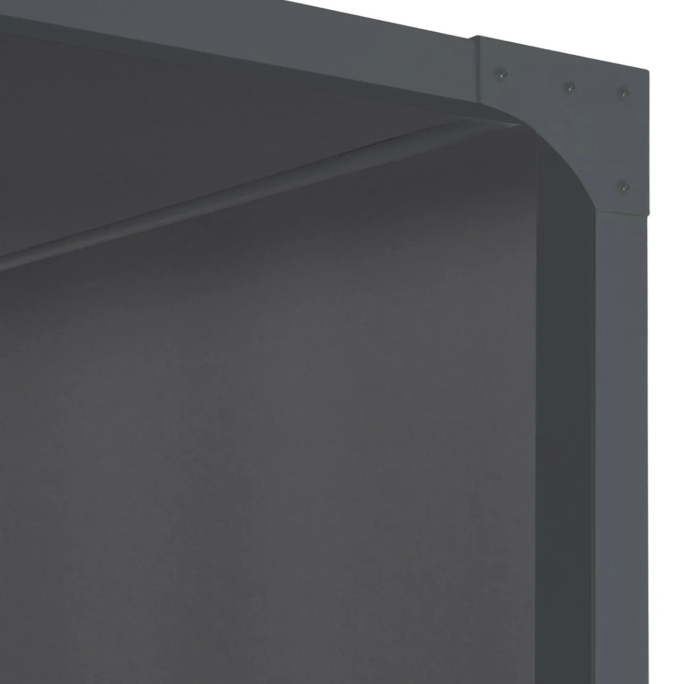 Pergola coulissante gris anthracite 2 pans 3x3 M