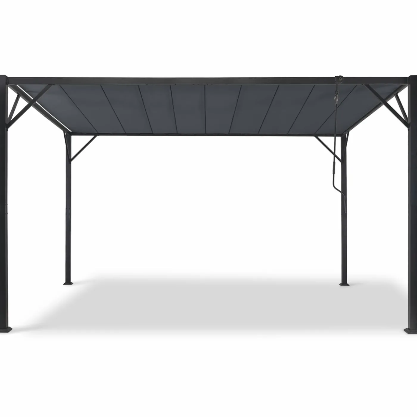 Pergola lames orientables gris anthracite