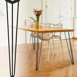 Pieds de table épingle hauteur 71 cm