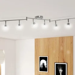 Plafonnier salon pas cher avec spots pivotants