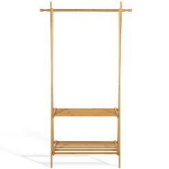 Portant vêtements en bambou