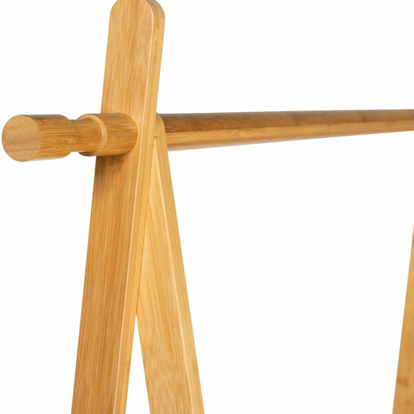 Portant vêtements en bambou