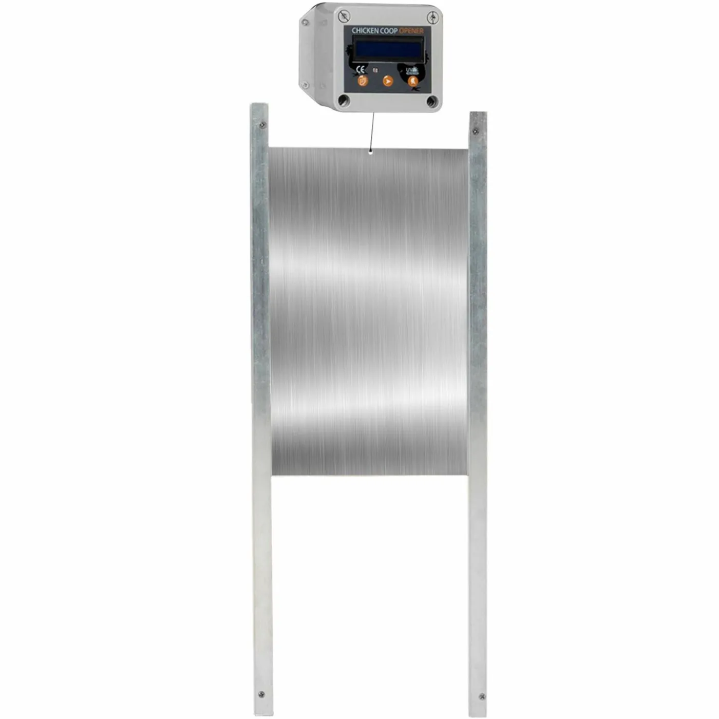 Porte automatique pour poulailler en aluminium