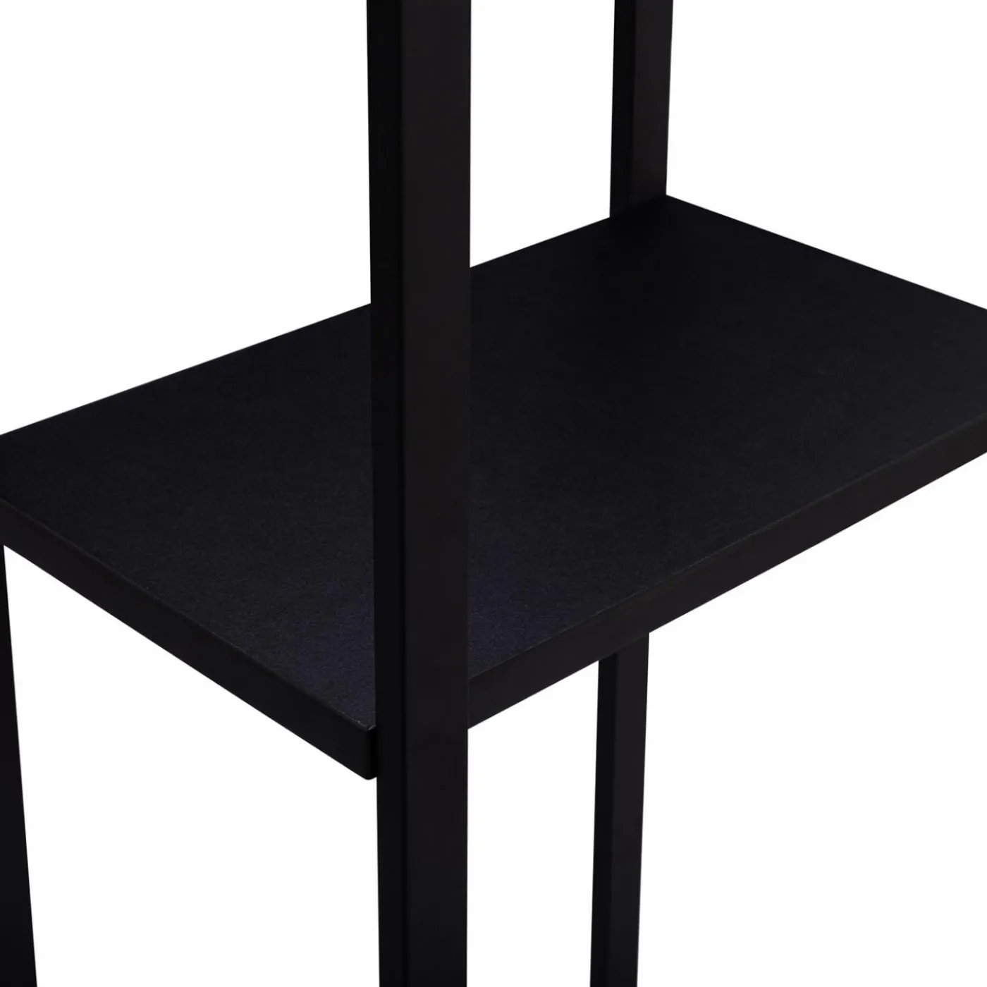 Porte bûches vertical intérieur 170 cm en métal noir