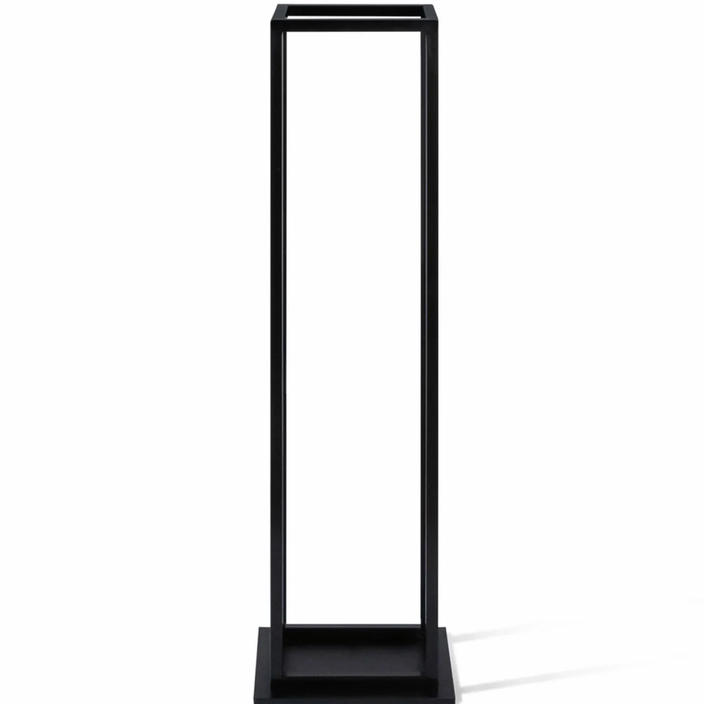 Porte bûches vertical intérieur 112 CM en métal noir
