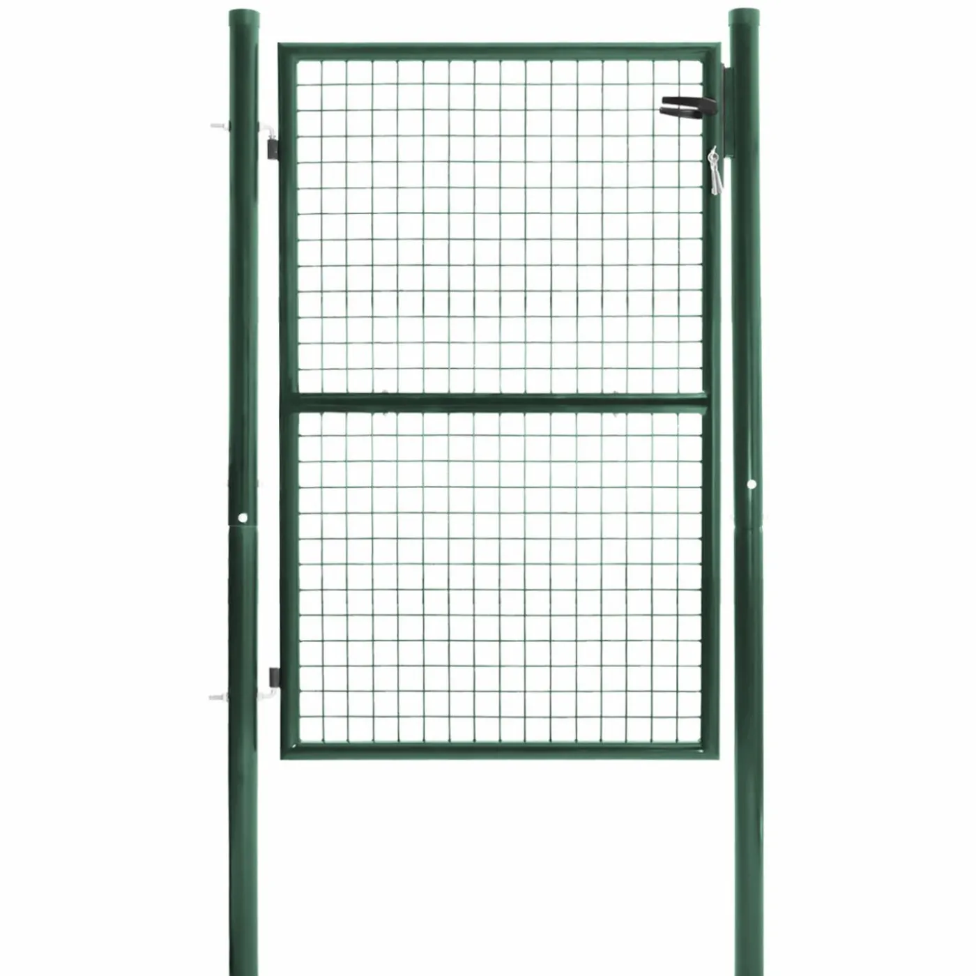 Portillon vert jardin en acier 105 x 125 cm