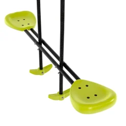 Portique balançoire 3 agrès pour jardin extérieur
