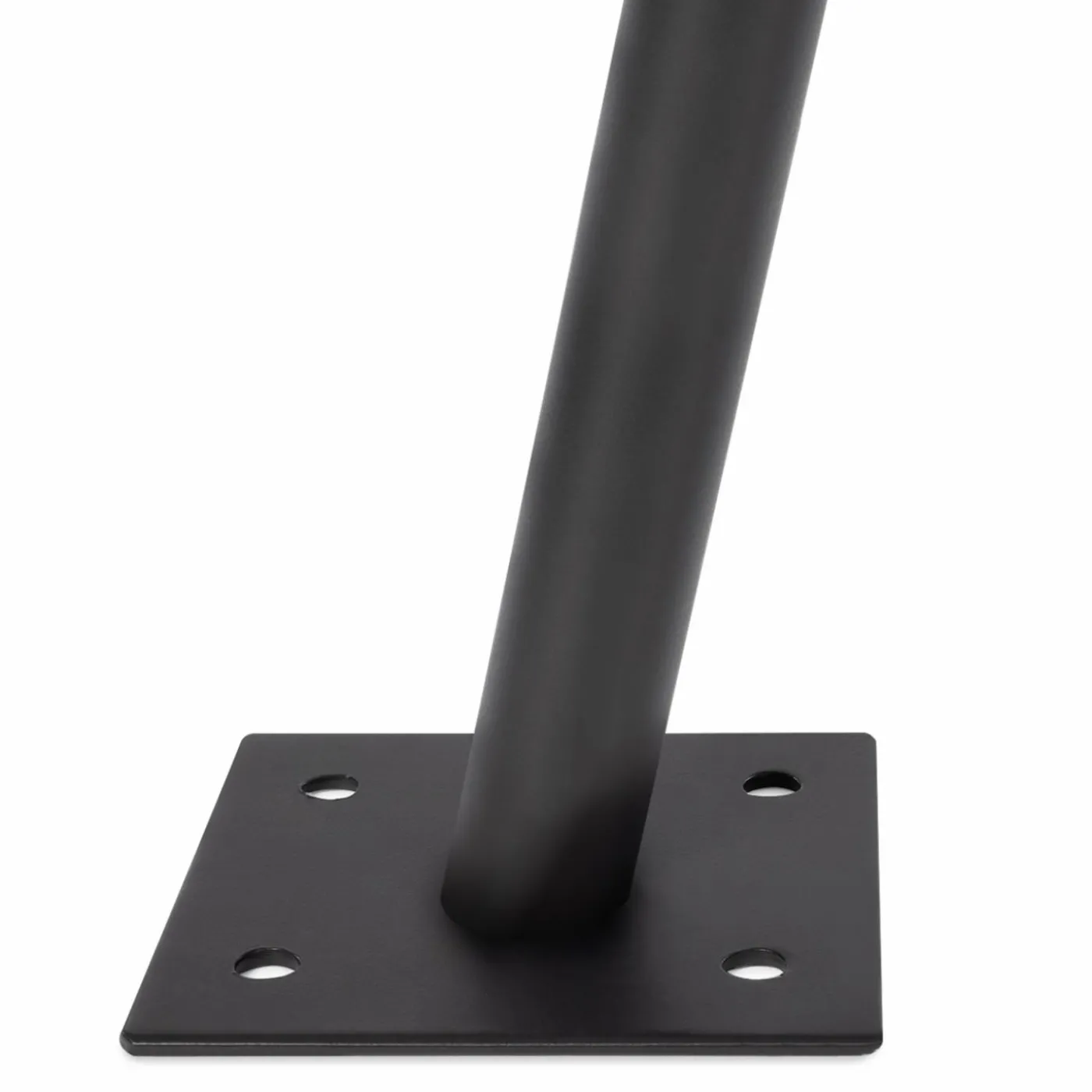 Poteau pour toile ombrage en acier noir 220 cm