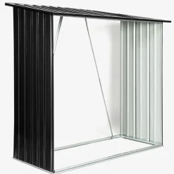 Rangement extérieur en acier pour bois de chauffage