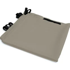 Rideaux de 3 et 4 M avec fermeture éclair pour pergola taupe : lot de 2