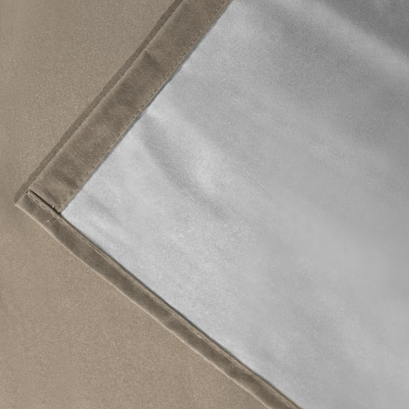 Rideaux occultants thermiques couleur taupe