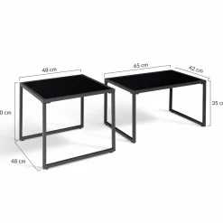 Salon de jardin d'angle bas 8 personnes gris