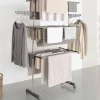 Séchoir à linge en inox couleur grise