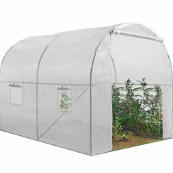 Serre de jardin blanche 6m² 3x2m