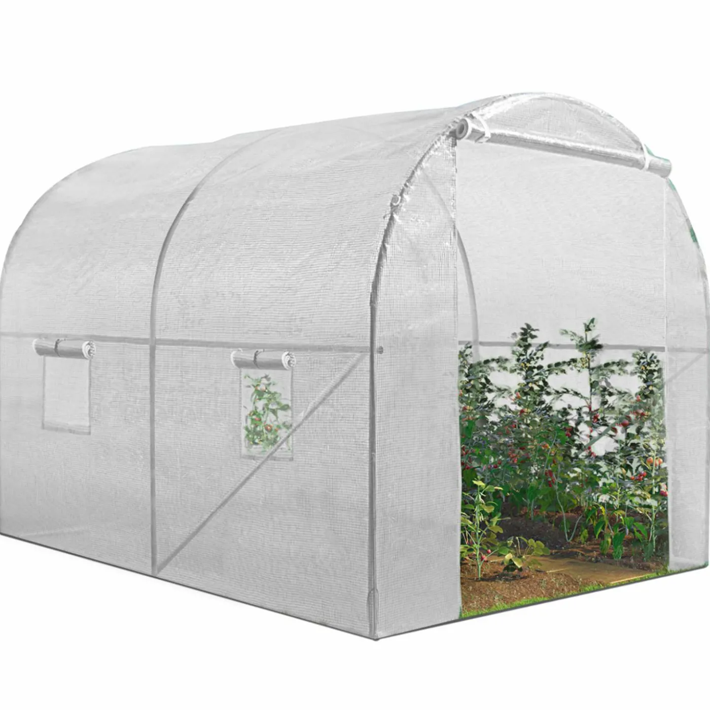 Serre de jardin blanche 6m² 3x2m