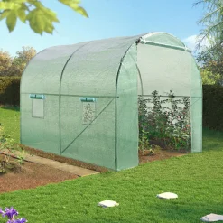 Serre de jardin verte 6 m² 3 x 2 m