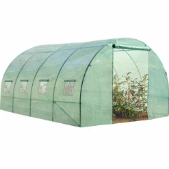 Serre de jardin verte 12m² 3x4m