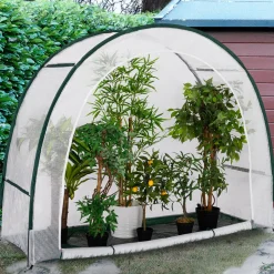 Serre d'hivernage balcon et terrasse en demi lune