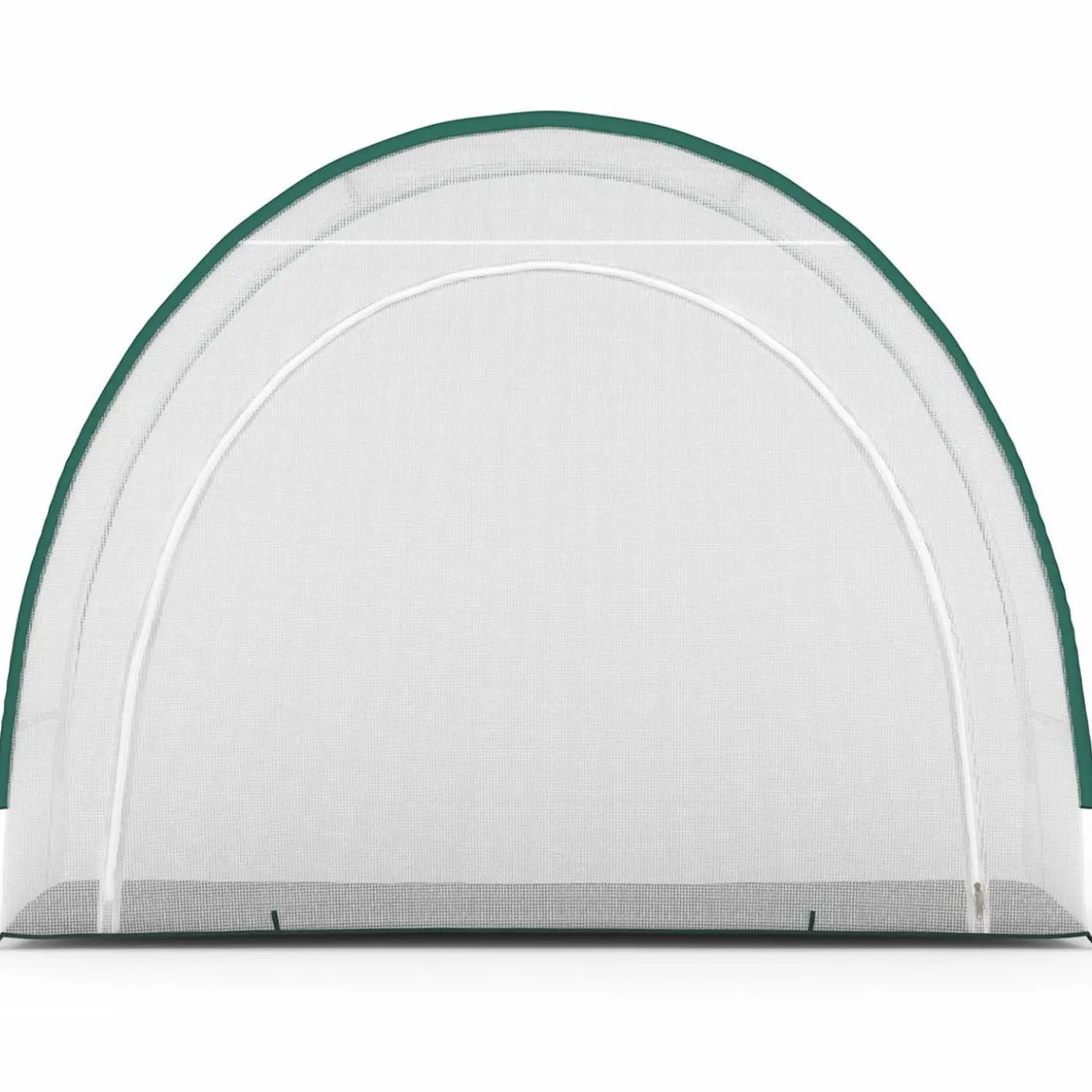 Serre d'hivernage balcon et terrasse 300x80x220 cm en demi lune