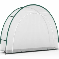 Serre d'hivernage balcon et terrasse 300x80x220 cm en demi lune