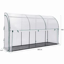 Serre murale pour hivernage des plantes