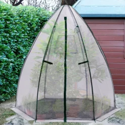 Serre pour hivernage des plantes bâche bulle