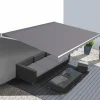 Store banne 3,80x3 m gris anthracite