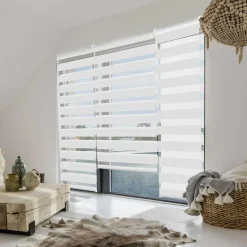 Store jour nuit blanc 60 x 230 cm