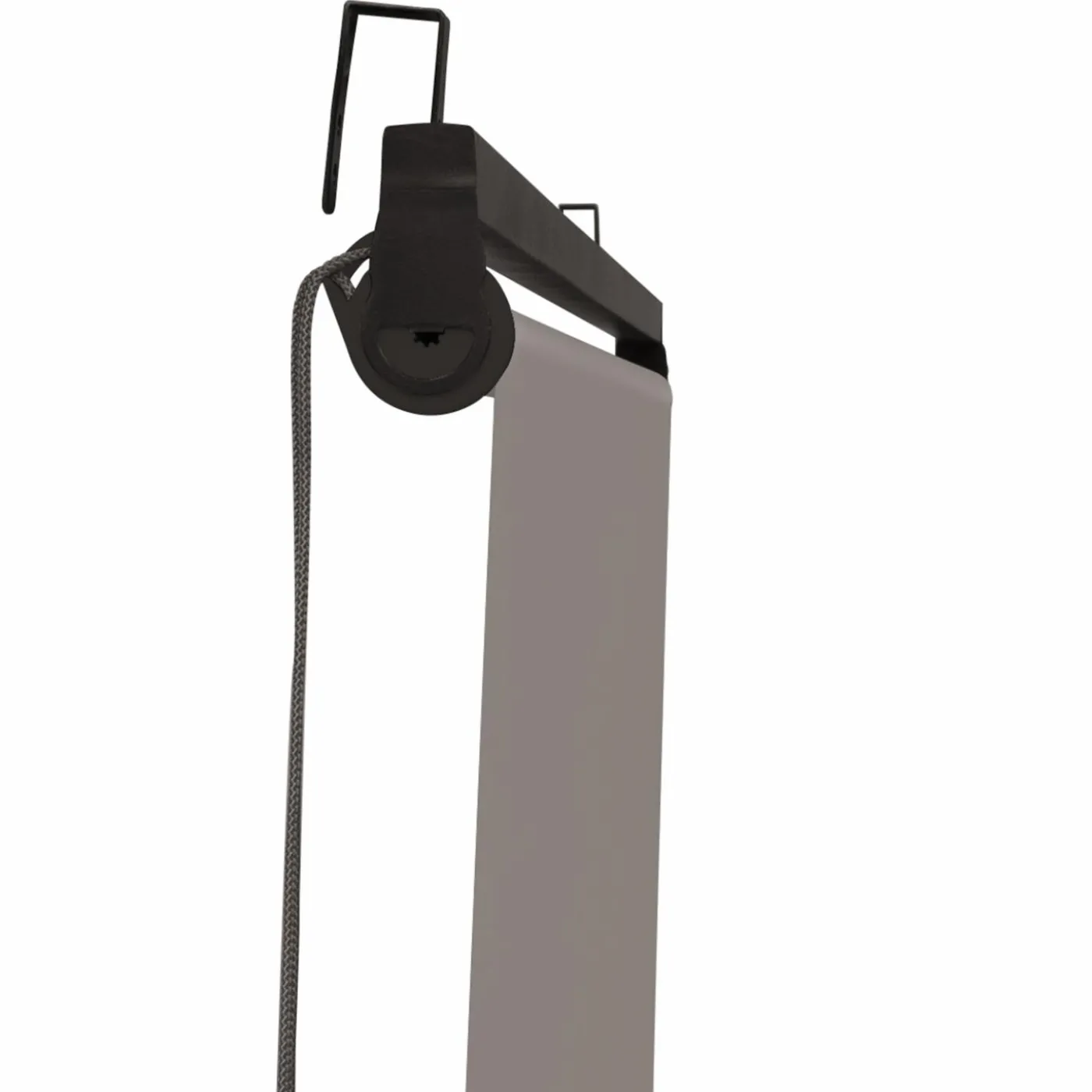 Stores enrouleurs verticaux pour pergola couleur taupe