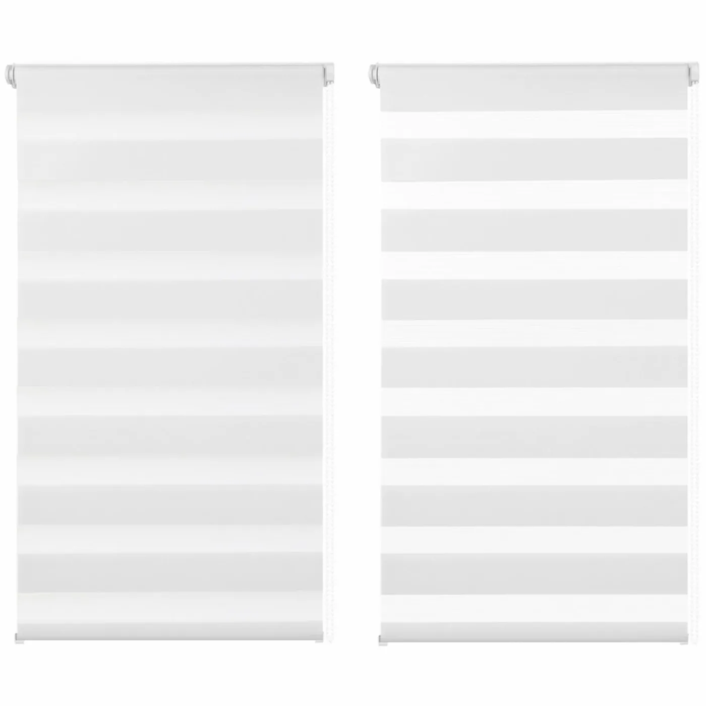 Stores jour nuit blancs 40 x 170 cm
