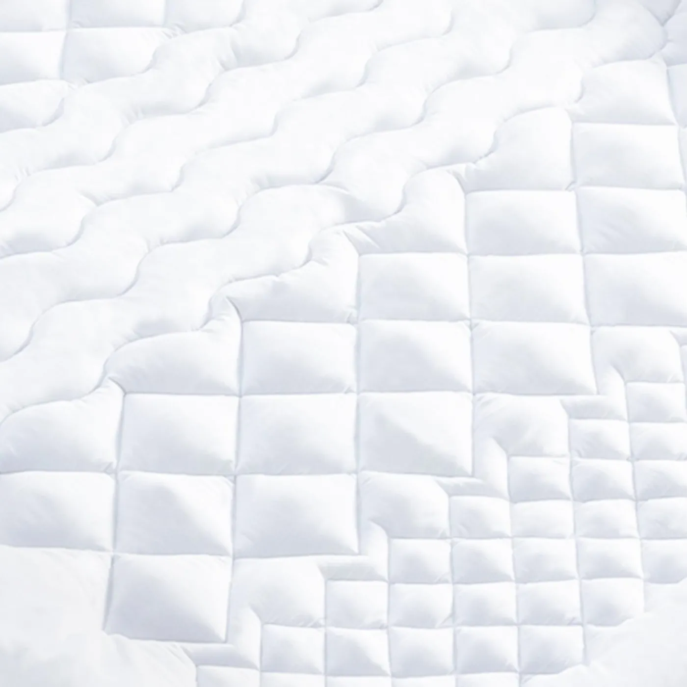 Surmatelas 140x190 cm 7 zones de confort moelleux