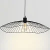 Suspension luminaire filaire noire