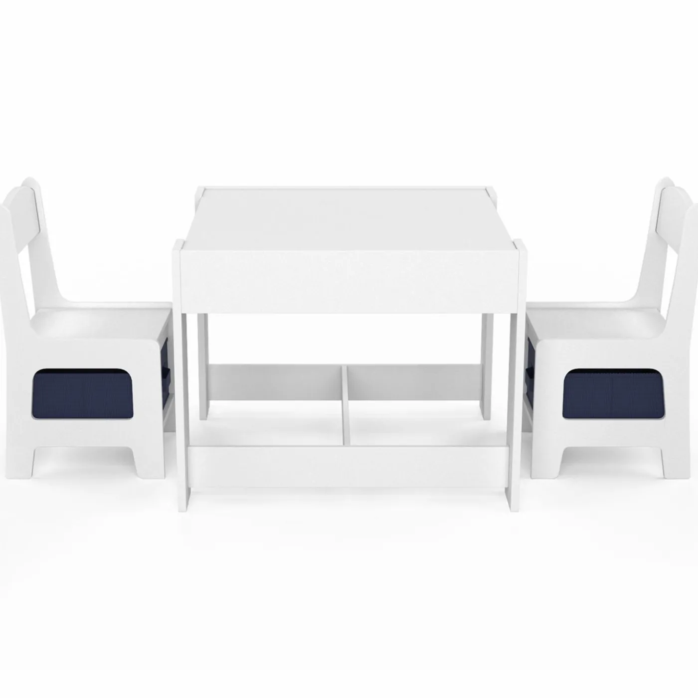 Table à dessin pour enfant avec 2 chaises et bacs de rangement